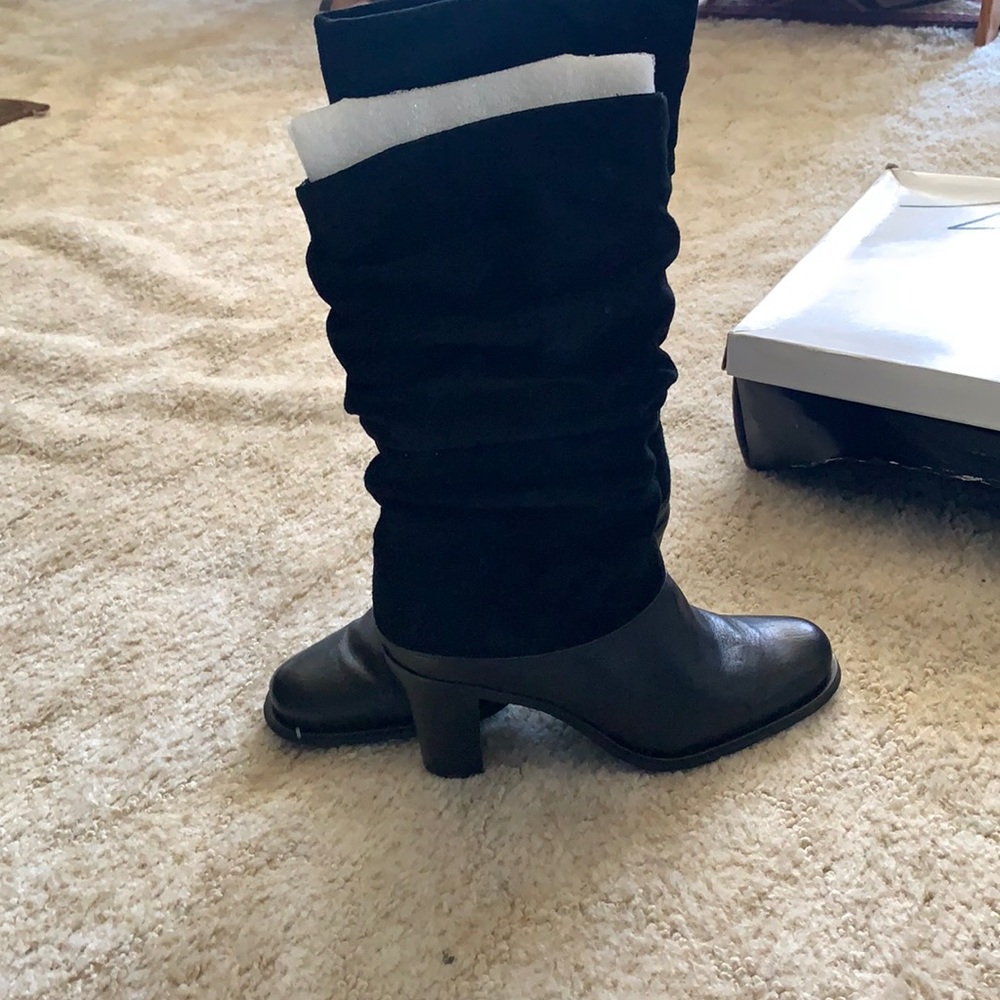 Black Suede Women's Boots